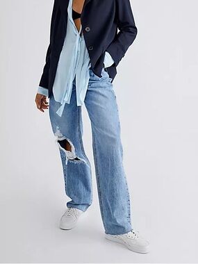 ZGY Straight Up High Rise Relaxed Jean